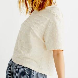 Madewell Textured Boxy Short Sleeve Shirt